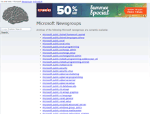 Tablet Screenshot of microsoft.newsgroups.archived.at
